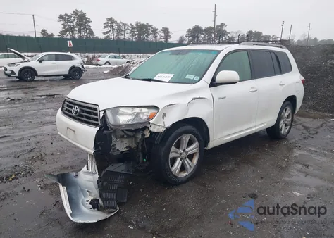 2008 Toyota Highlander Sport z USA, uszkodzony, nr VIN JTEES43A082047391